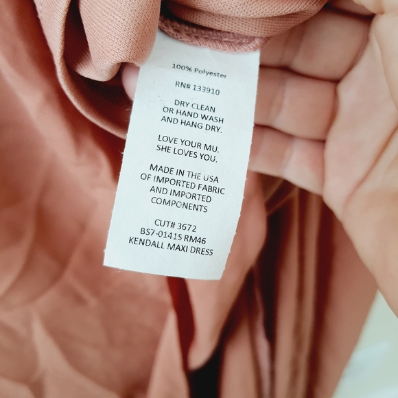 🌿 Show Me Your MuMu Kendall Maxi Dress Rustic Mauve - Picture 11 of 11